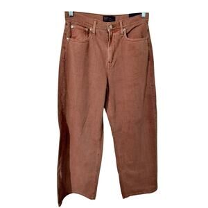 3674) GAP Hi-Rise Wide Leg Cedar Wash Relaxed Denim Jeans Size 8/29R
